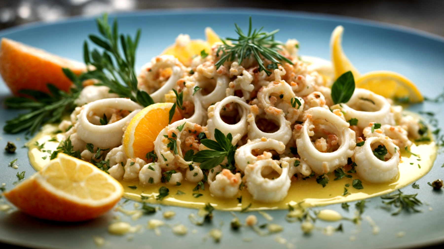 Costiera Amalfitana calamari agrumi"