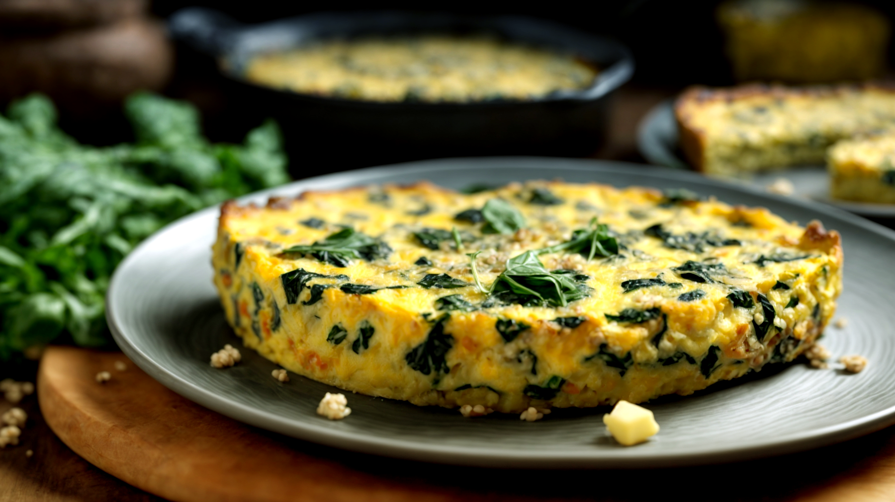 Frittata grano saraceno bietole Fontina"