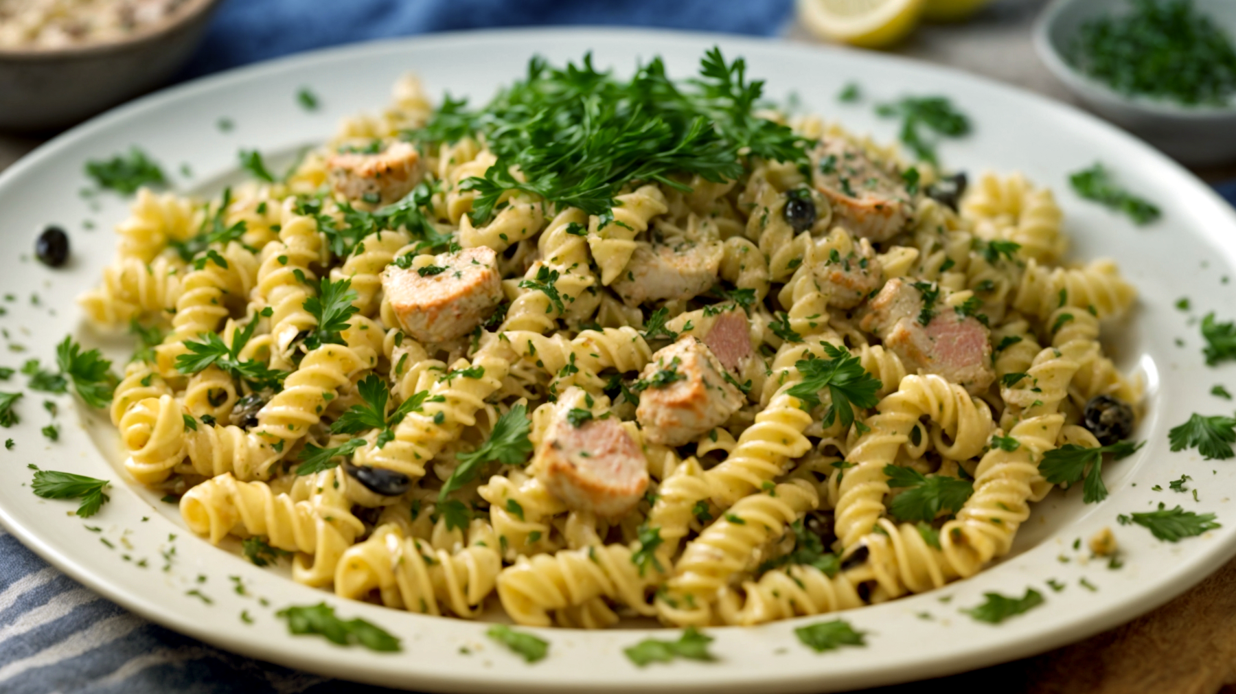 Fusilli pesce spada carciofi"